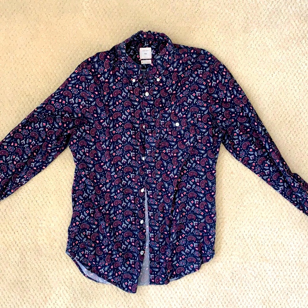 Men’s Paisley Button Down